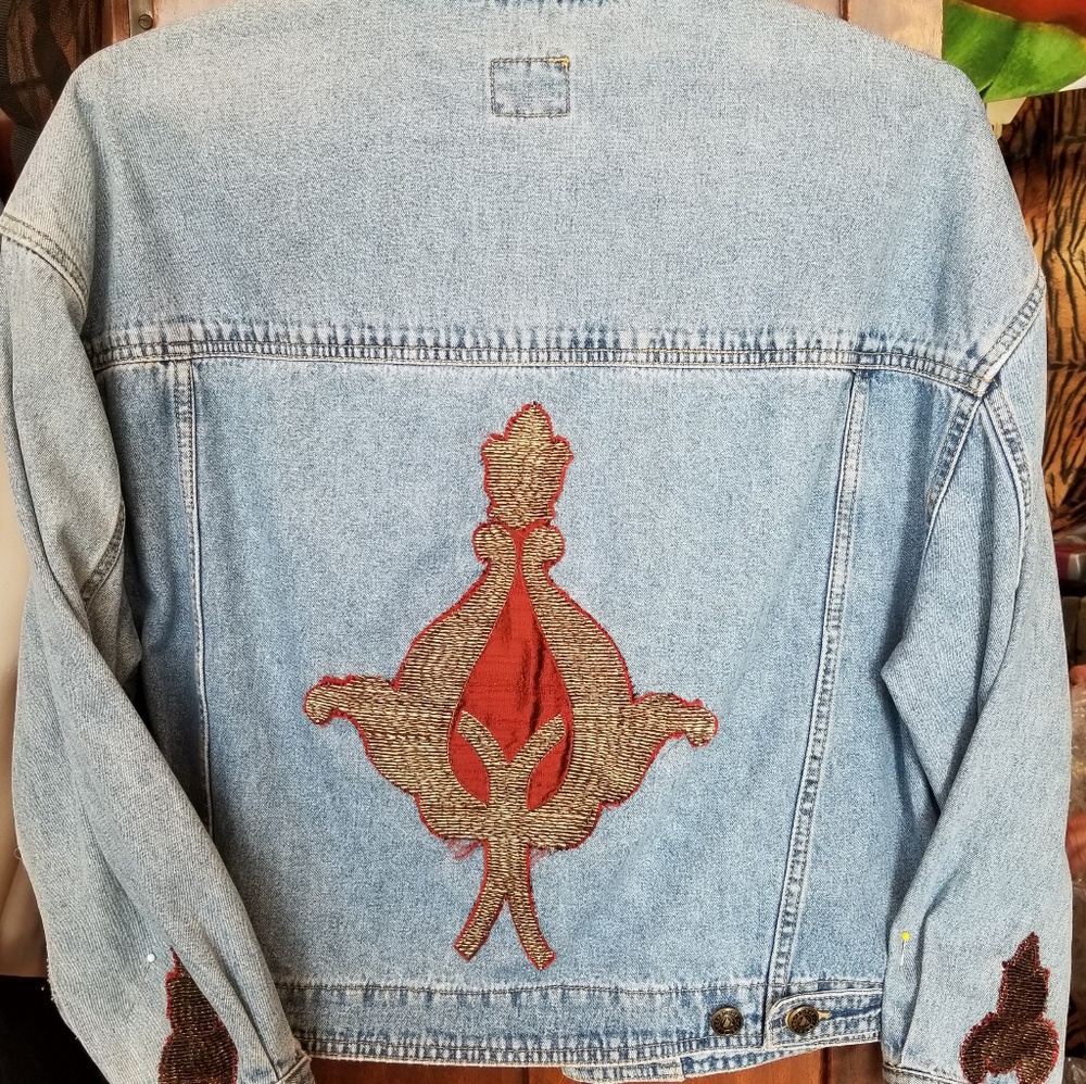 Denim design jacket